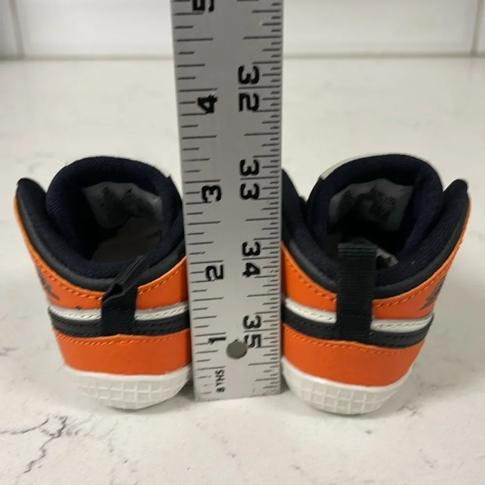 2019 Air Jordan 1 Crib Bootie 'Shattered Backboard' Size 3C AT3745-108